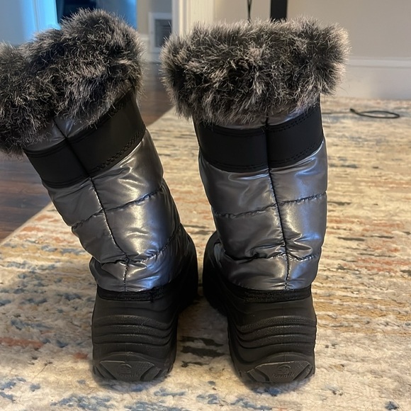 Winter boots with fur black - Picture 2 of 6